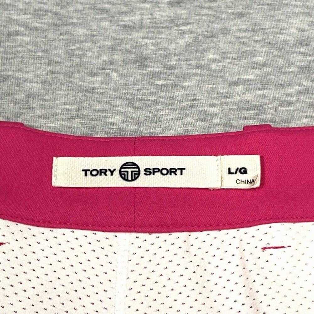 Tory Burch Sport Skirt Womens Large Pink 17" Skort Lined Golf Athleisure Club - Picture 3 of 16